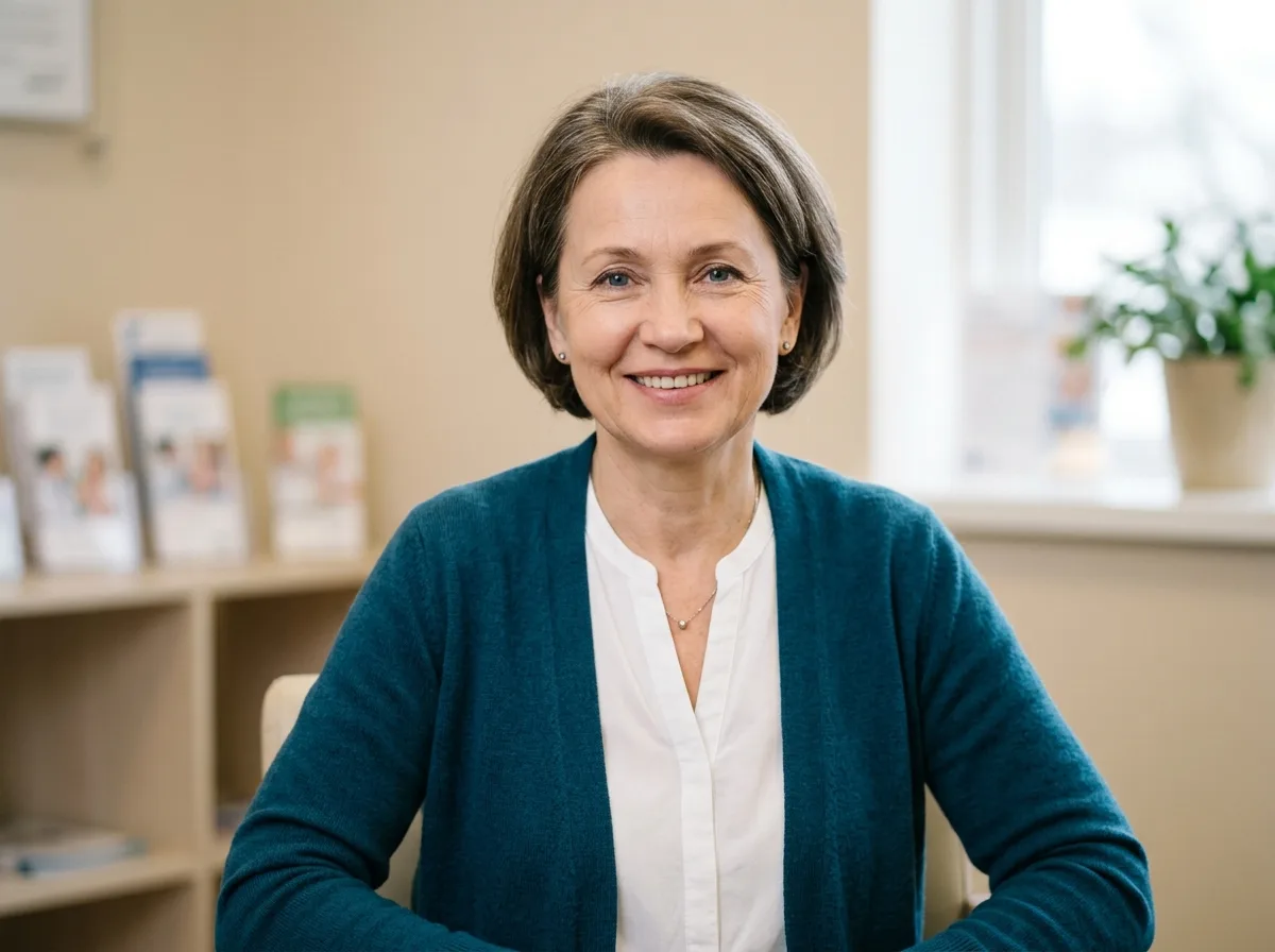 Аватар пациентки Екатерина М., женщина, нейтральный фон